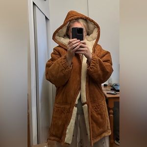 Vintage suede leather jacket